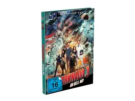 SHARKNADO 3 Oh Hell No 2 Disc Mediabook Cover A Limited Edition auf 999 Stueck Extended Cut Blu ray DVD