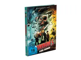 SHARKNADO 5 Global Swarming 2 Disc Mediabook Cover A Limited Edition auf 999 Stueck Extended Cut Blu ray DVD