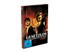 GESETZLOS Die Geschichte des Ned Kelly 2 Disc Mediabook Cover B Limited 333 Edition Blu ray DVD