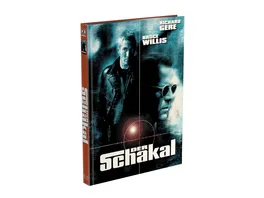 DER SCHAKAL 2 Disc Mediabook Cover A Blu ray DVD Limited 500 Edition Uncut