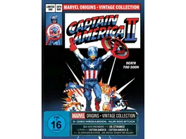 Marvel Origins Captain America I II Dr Strange Mediabook Cover C Limited Edition auf 500 Stueck BD 2x DVD