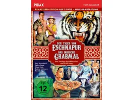 Der Tiger von Eschnapur Das indische Grabmal Remastered Edition neue 4K Abtastung Die komplette 2 teilige Abenteuerfilmreihe Pidax Film Klassiker 2 DVDs