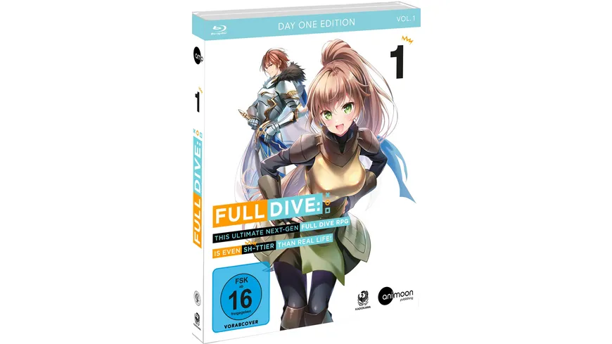 DVD Anime Full Dive: The Ultimate Next-Gen RPG Is Even Shittier