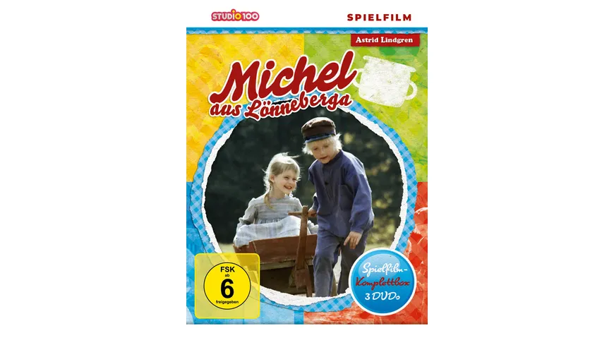 Michel aus Lönneberga - Spielfilm-Komplettbox  [3 DVDs]