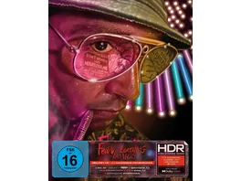 Fear and Loathing in Las Vegas 3 Disc Special Edition mit Full Slip 4K Ultra HD Blu ray Bonus Blu ray