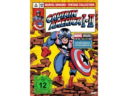 Captain America I II Marvel Origins 2 DVDs