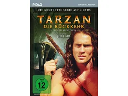 Tarzan Die Rueckkehr The Epic Adventures Die komplette 21 teilige Abenteuerserie mit Joe Lara Pidax Serien Klassiker 4 DVDs
