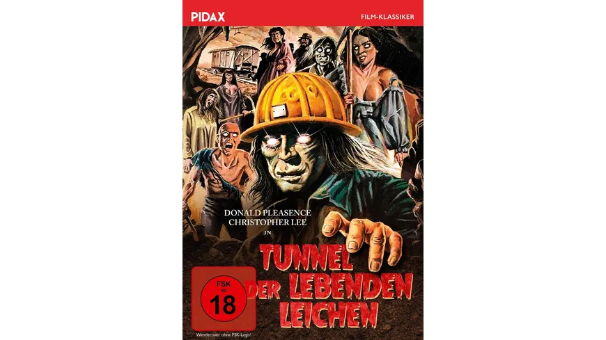 Tunnel der lebenden Leichen / Gruselhorror mit Donald Pleasence und Christopher Lee (Pidax Film-Klassiker)