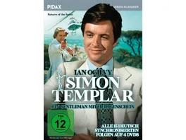 Simon Templar Ein Gentleman mit Heiligenschein 15 deutsch synchronisierte Folgen Pidax Serien Klassiker 4 DVDs