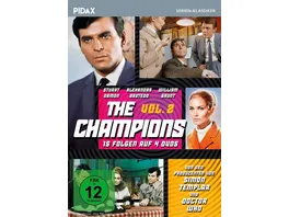 The Champions Vol 2 Weitere 15 Folgen der preisgekroenten Sci Fi Agentenserie Pidax Serien Klassiker 4 DVDs