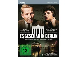 Es geschah in Berlin Aus den Akten der Kriminalpolizei Die komplette 3 teilige Krimiserie Pidax Serien Klassiker