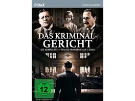 Das Kriminalgericht Die komplette 4 teilige Krimiserie Pidax Serien Klassiker 2 DVDs