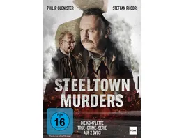 Steeltown Murders Die komplette vierteilige True Crime Serie mit Philip Glenister Life on Mars 2 DVDs
