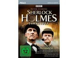 Sherlock Holmes Sammelbox 5 spannende Krimis Pidax Serien Klassiker 3 DVDs