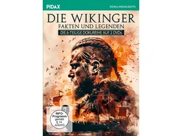 Die Wikinger Fakten und Legenden Die komplette 6 teilige Dokureihe auf den Spuren der Wikinger Pidax Doku Highlights 2 DVDs