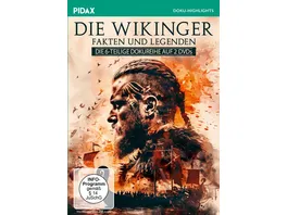 Die Wikinger Fakten und Legenden Die komplette 6 teilige Dokureihe Pidax Doku Highlights 2 DVDs