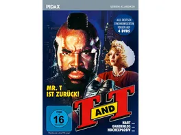 T and T Mr T ist zurueck Alle deutsch synchronisierten Folgen der Krimiserie mit Mr T Pidax Serien Klassiker 4 DVDs