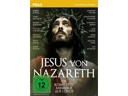 Jesus von Nazareth Die Miniserie Die komplette 4 teilige Miniserie mit Starbesetzung Pidax Historien Klassiker 2 DVDs