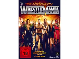 WWE THE ATTITUDE ERA WRESTLEMANIA COLLECTION 5 DVDs