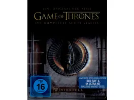 Game of Thrones Staffel 8 Limited Steelbook Edition 3 Blu ray 4K Ultra HD 3 Blu ray 2D
