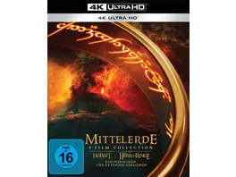 Mittelerde 6 Film Collection Kinoversion und Extended Version von allen 6 Filmen auf 15 Discs 4K Ultra HD