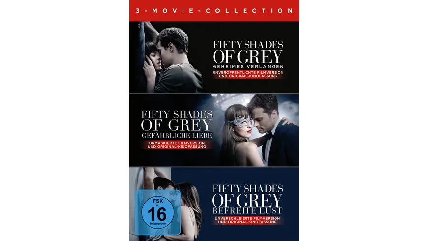 Fifty Shades of Grey - 3-Movie Collection  [3 DVDs]
