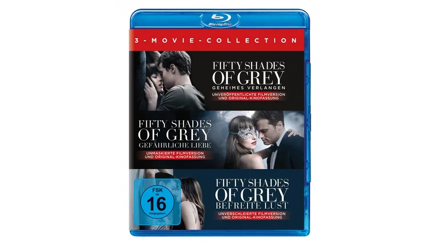 Fifty Shades of Grey - 3-Movie Collection  [3 BRs]