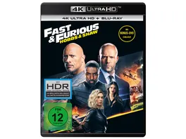 Fast Furious Hobbs Shaw 4K Ultra HD Blu ray 2D Bonus DVD