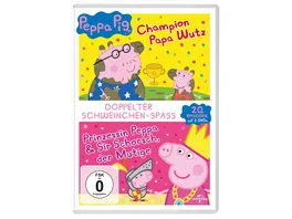 Peppa Pig Prinzessin Peppa Sir Schorsch der Mutige Peppa Pig Champion Papa Wutz und andere Geschichten 2 DVDs