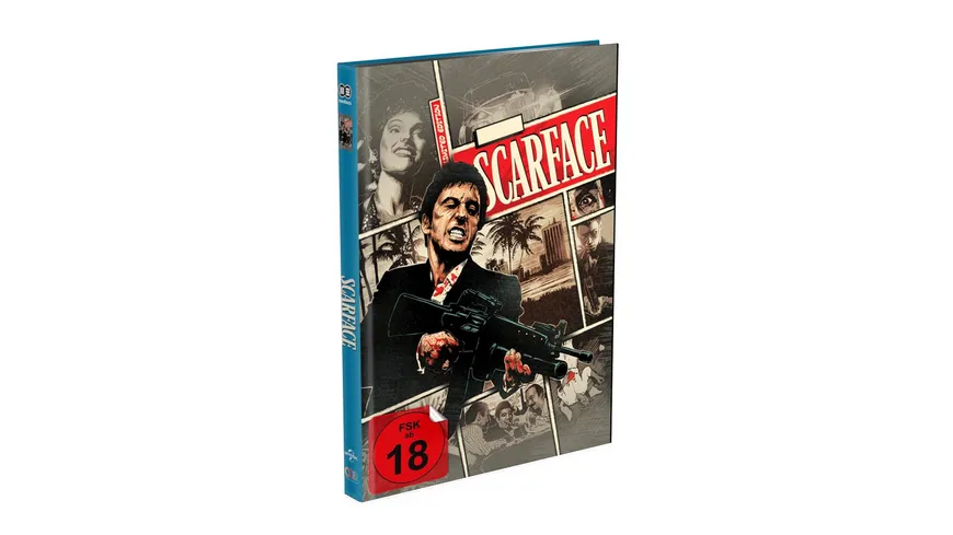 SCARFACE - 2-Disc Mediabook Cover E (4K UHD + Blu-ray) Limited 500 Edition