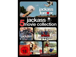 Jackass 5 Film Collection 5 DVDs