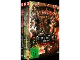 Attack on Titan Anime Movie Trilogie Gesamtausgabe ohne Schuber DVDs