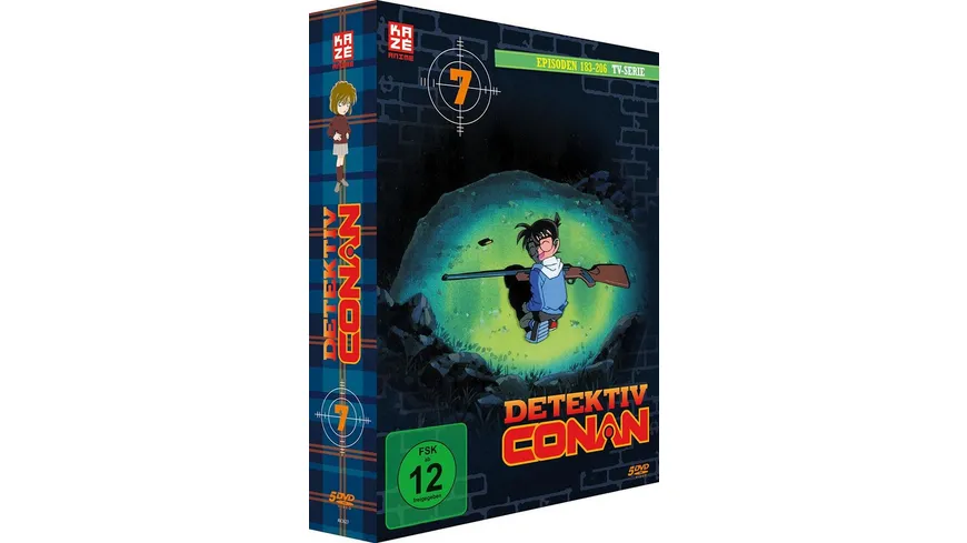 Detektiv Conan - Die TV-Serie - DVD Box 7 (Episoden 183-206)  [5 DVDs]