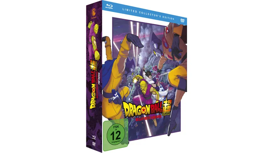 Edição de colecionador  Blu-Ray e DVD do filme Dragon Ball Super