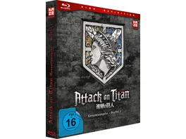 Attack on Titan Staffel 1 Gesamtausgabe Deluxe Edition 4 BRs