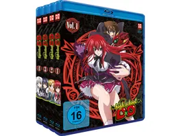 Highschool DxD Blu ray Gesamtausgabe ohne Schuber 4 BRs