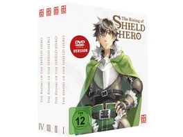 The Rising of the Shield Hero Staffel 1 Gesamtausgabe Bundle Vol 1 4 Ohne Schuber 4 DVDs