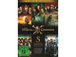 Pirates of the Caribbean 1 5 Box 5 DVDs