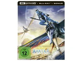Avatar The Way of Water Steelbook 4K Ultra HD Blu ray Bonus Blu ray