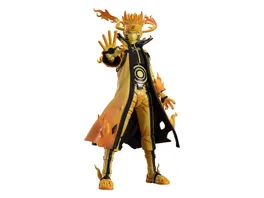 Naruto S H Figuarts Actionfigur Naruto Uzumaki Kurama Link Mode Courageous Strength That Binds 15 cm