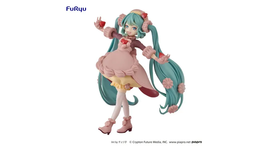 Hatsune Miku SweetSweets Series PVC Statue Strawberry Chocolate Short ...