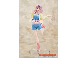 Kaguya sama Love is War Ultra Romantic PVC Statue Chika Fujiwara Roomwear Ver 18 cm Anime Figur